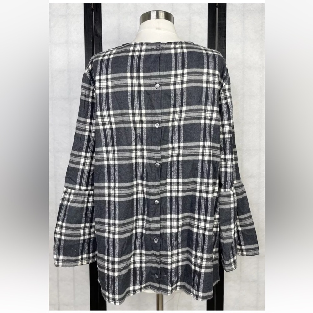 Hatch Maternity Madeline Flannel Top. Size: 1 - Picture 2 of 6